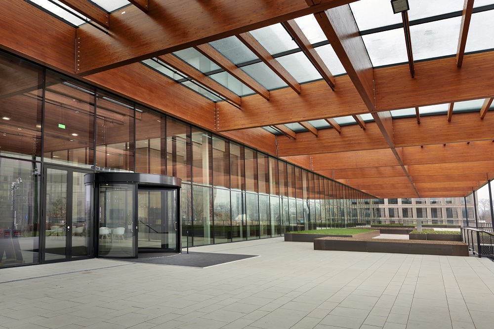 Gevelbouw Unilever Foodlab Wageningen vliesgevels